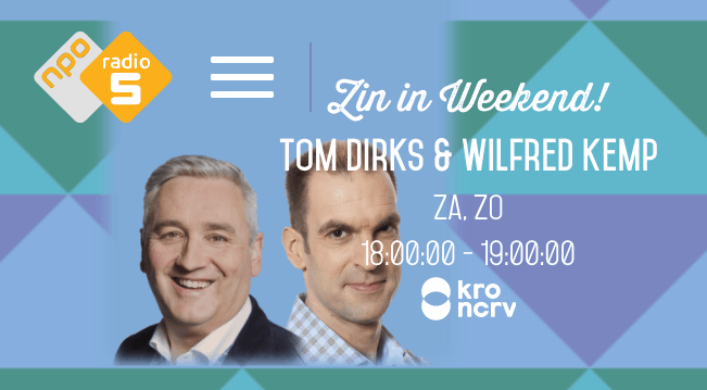 Radio NPO5 - Zin in Weekend